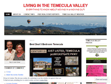 Tablet Screenshot of livingtemeculavalley.com